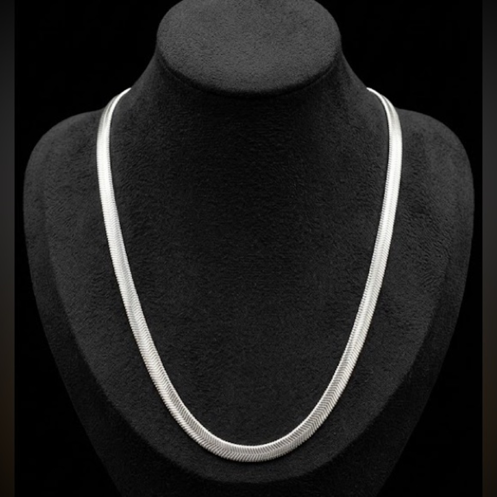 One NEW .925 Sterling Silver Overlay Snake Chain - 20” and 18” available